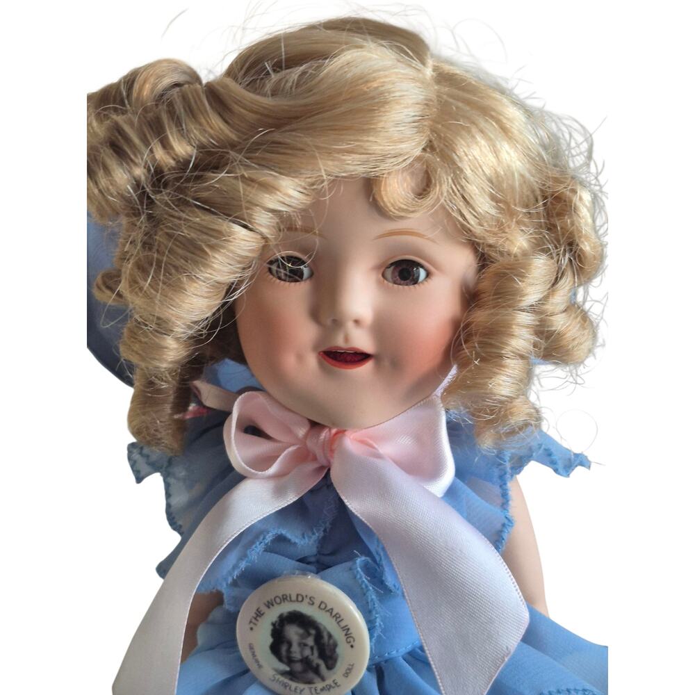 Danbury Mint Shirley Temple “Southern Belle” Porcelain Doll – Box, Tag Excellent